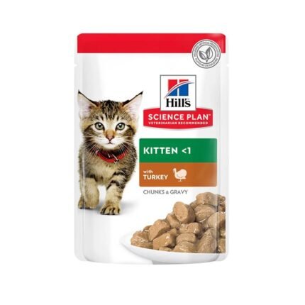Hill's Science Plan Kitten Turkey Cat Wet Food Gravy (12 x 85 grams)