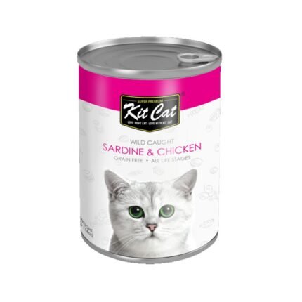 Kit Cat Wild Caught Sardine & Chicken  400g