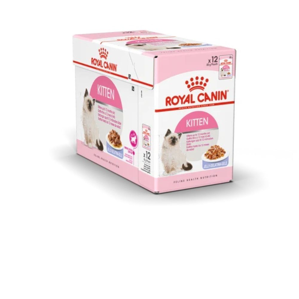 FHNW16_KIT_CIJ_S_BOX12_C_Med._Res.___Basic_grande Feline Health Nutrition Kitten Jelly (WET FOOD - Pouches) 12x85G - Image 1