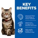 Hill's Science Plan Hairball and Perfect Coat Dry Adult Cat Food with Chicken - Image 4