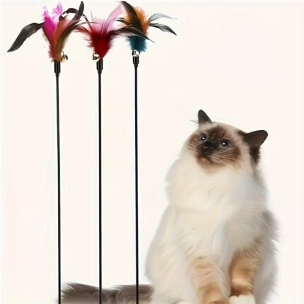 Bell & Feather Teasing Stick