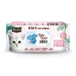 Kit Cat 5-in-1 Aloe Vera Scented Cat Wipes