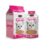 Kit Cat Savoury Soup Tuna Wet Pouch Cat Food (50g x 6)