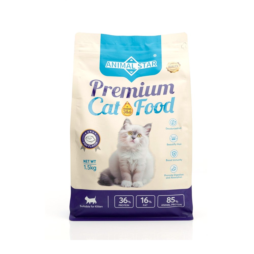 1 Animal Star Premium Cat Food 1.5kg (Fish) - Image 1