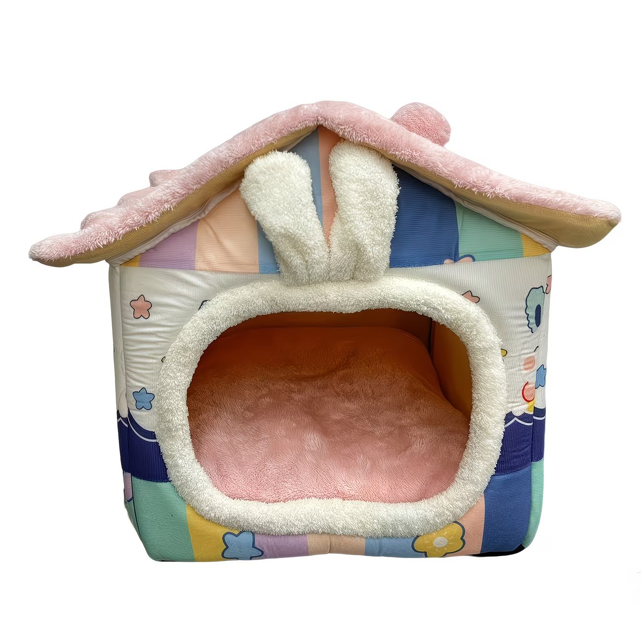 2278586d-50aa-482a-b2ca-c06d19ef068c House-Shaped Cat Bed - Large - Image 1