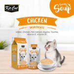 Kit Cat Savoury Soup Chicken  Wet Pouch Cat Food (50g x 6) - Image 4