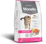 Monello Cat Dry Food Salmon, Tuna & Chicken 1kg - Multicolour