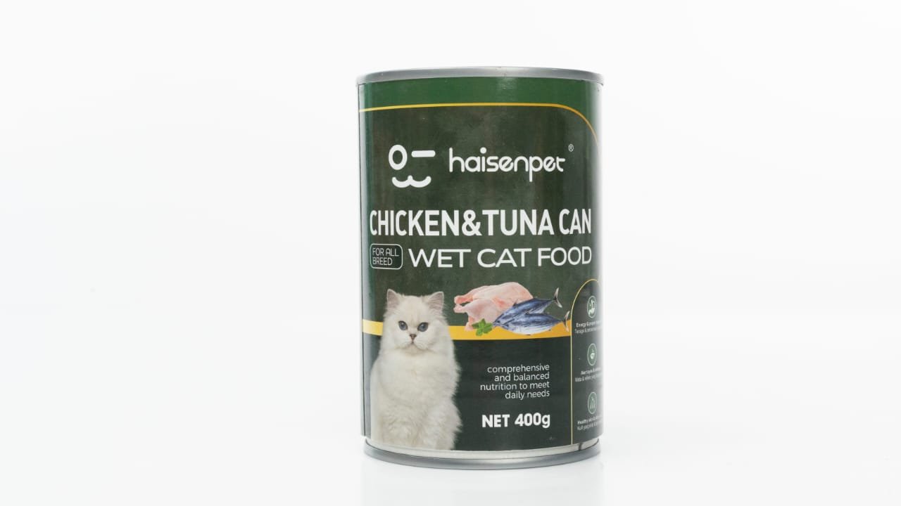 WhatsApp Image 2026-01-02 at 6.25.22 PM Haisenpet Chicken & Tuna Wet Cat Food, 400g Can - Image 1
