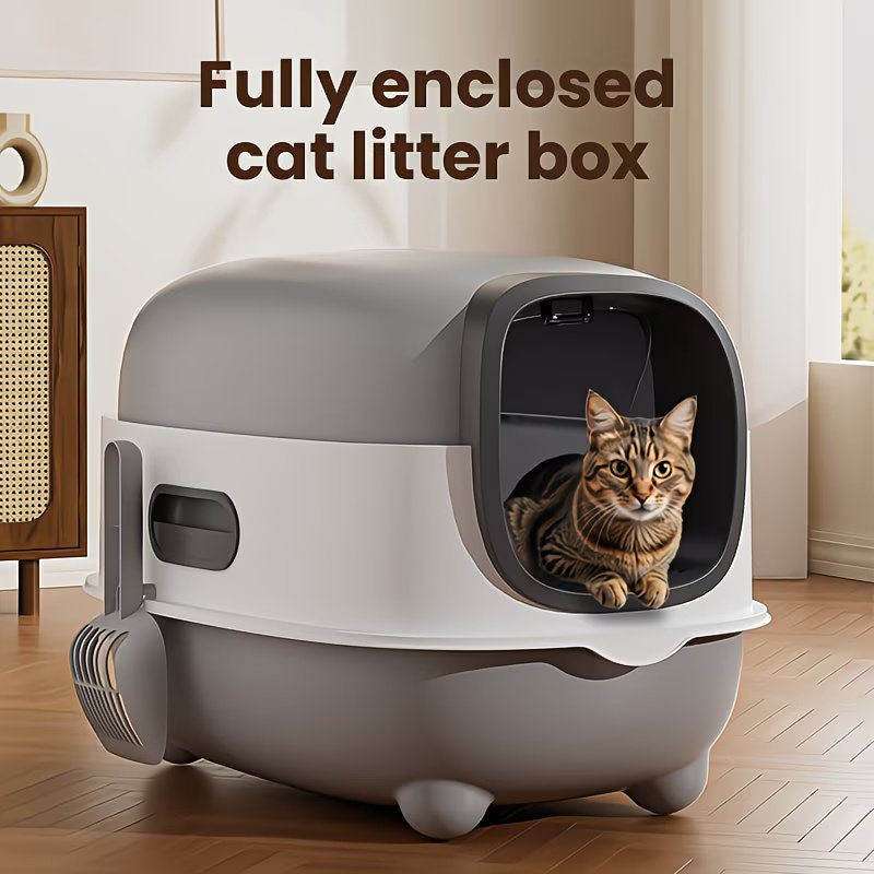 b9cb66d48ae341349866819ba26d0a19-goods Extra Large Cat Litter Box - Image 1