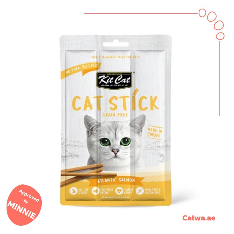 100 Kit Cat Grain Free Cat Stick Atlantic Salmon 3*5 G - Image 1