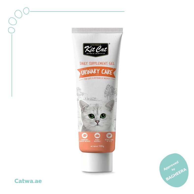 119 Kit Cat Daily Nutritional Supplement Gel For Cats & Kittens – Urinary Care 120 G - Image 1