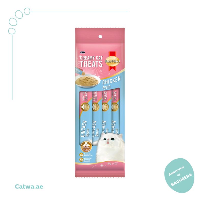 34 SmartHeart Creamy Treat Chicken Flavor 4*15 G - Image 1